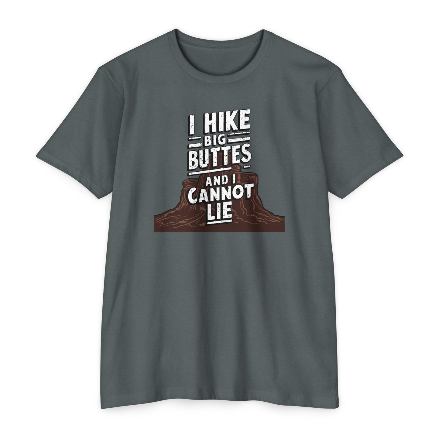 I Hike Big Buttes And I Cannot Lie | CVC Jersey Tee | Funny | New | 2024 | Funny | Birthday Gift | Hiker Gift | Hilarious | Colorado Summer
