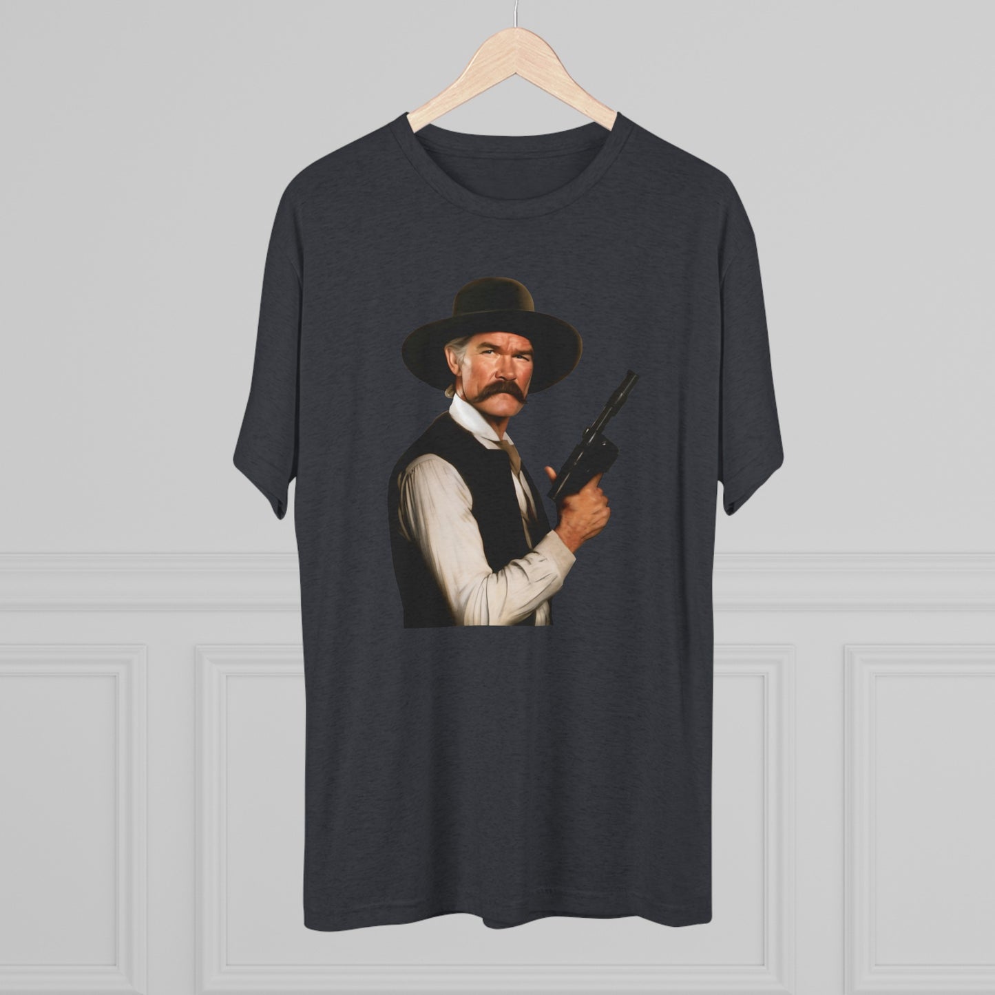 Western Han Solo Tombstone | Unisex Tri-Blend Crew Tee | Star Wars | Fun | New | 2024 | Summer | Gift | Birthday Gift | Son Gift | Old West