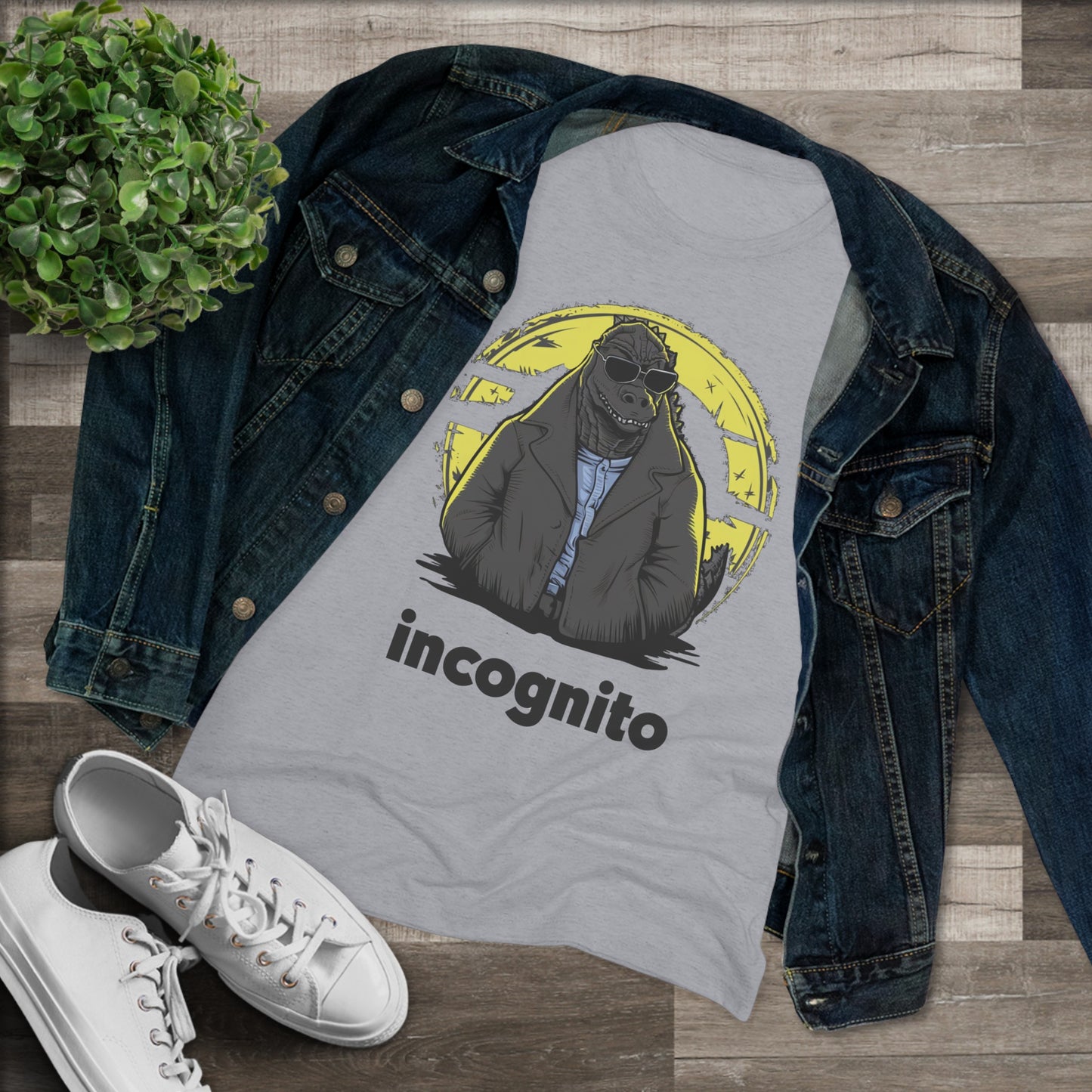 Godzilla incognito Shirt, Funny Godzilla Tee, King of Monsters T Shirt, Movie Fan Gift for Him, New Design, 2024, Summer, Spy, Stealth, iSpy