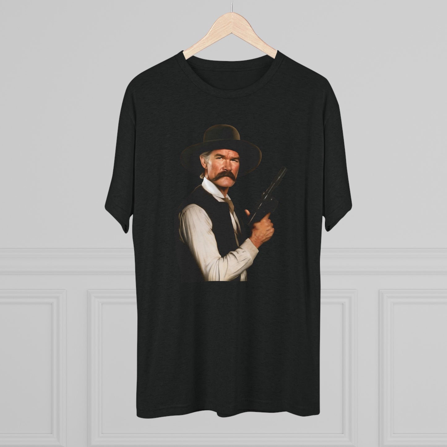 Western Han Solo Tombstone | Unisex Tri-Blend Crew Tee | Star Wars | Fun | New | 2024 | Summer | Gift | Birthday Gift | Son Gift | Old West