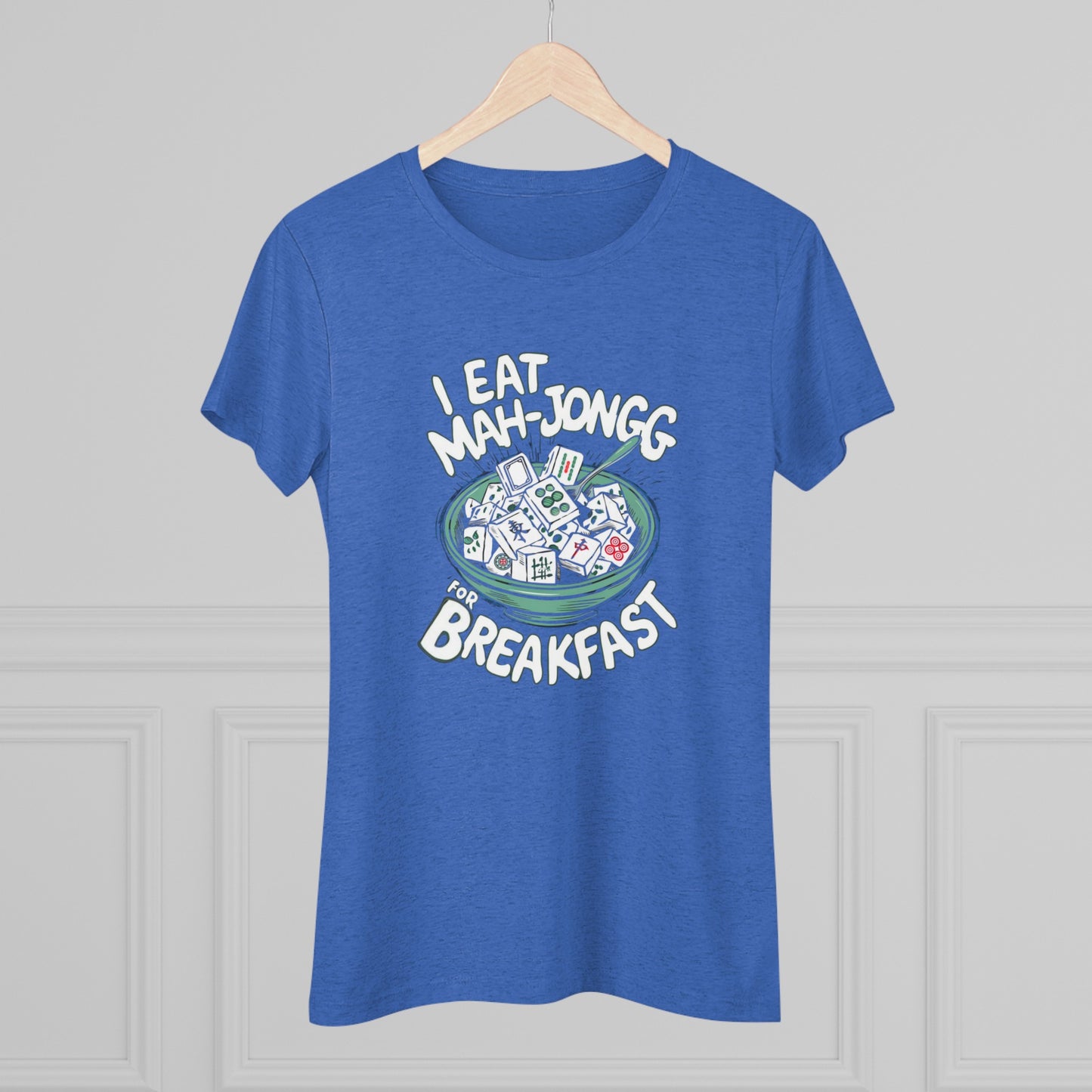 I Eat Mah-Jongg for Breakfast | Soft T-shirt | Mahjong | Funny | Crazy | Asian | New | Gift | Grandma | Mom | Dad | 2024 | Kung Fu | Panda