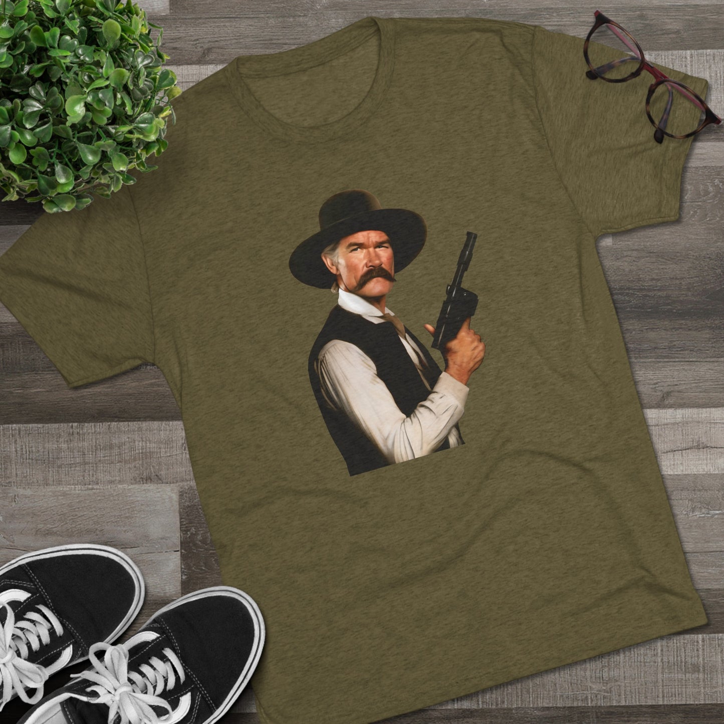 Western Han Solo Tombstone | Unisex Tri-Blend Crew Tee | Star Wars | Fun | New | 2024 | Summer | Gift | Birthday Gift | Son Gift | Old West