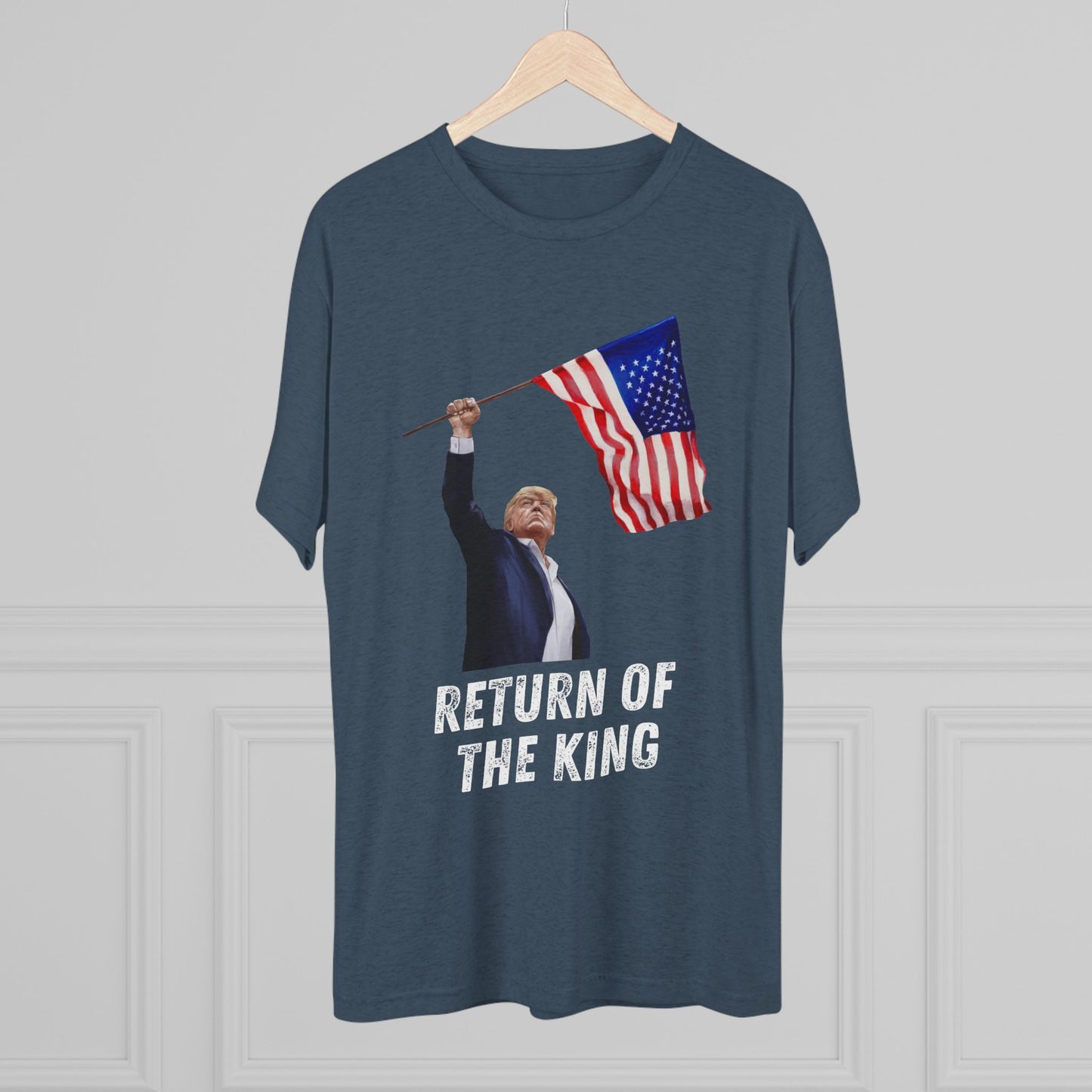 RETURN OF THE KING. Donald Trump Flag Shirt, Trump Shot Shirt, Trump Assassination, Trump 2024, President Trump, LOTR, ROTK