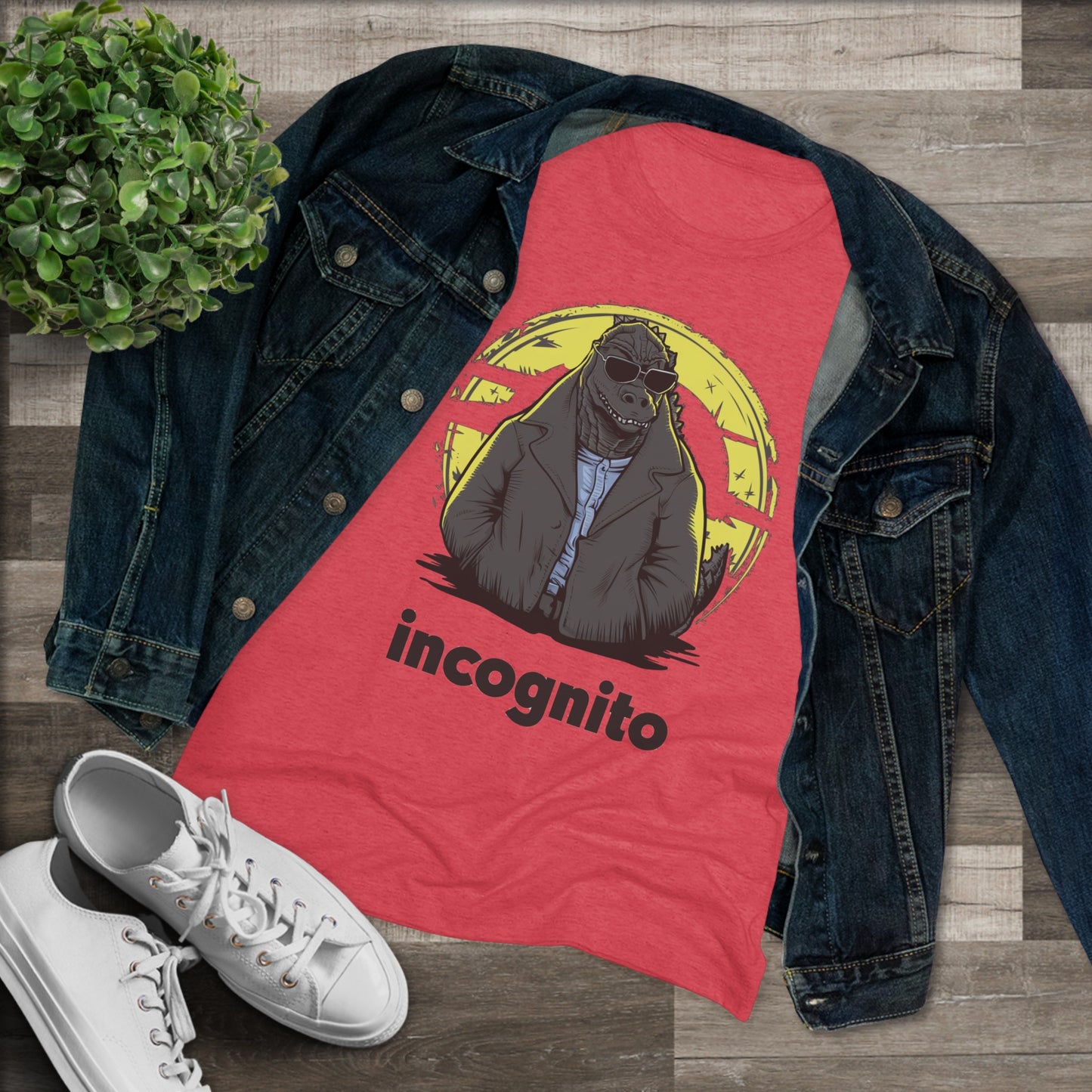 Godzilla incognito Shirt, Funny Godzilla Tee, King of Monsters T Shirt, Movie Fan Gift for Him, New Design, 2024, Summer, Spy, Stealth, iSpy