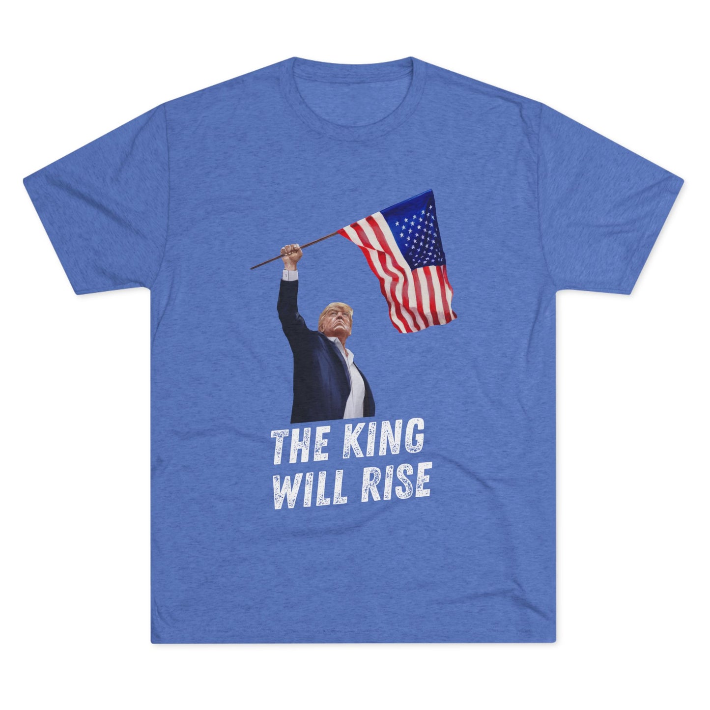 THE KING WILL RISE. Donald Trump Flag Shirt, Trump Shot Shirt, Trump Assassination, Trump 2024, President Trump, LOTR, ROTK
