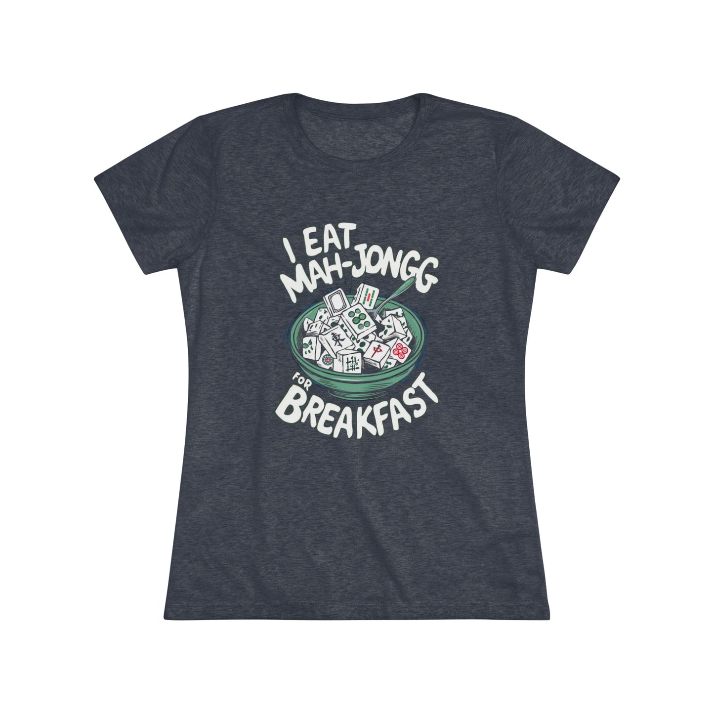 I Eat Mah-Jongg for Breakfast | Soft T-shirt | Mahjong | Funny | Crazy | Asian | New | Gift | Grandma | Mom | Dad | 2024 | Kung Fu | Panda