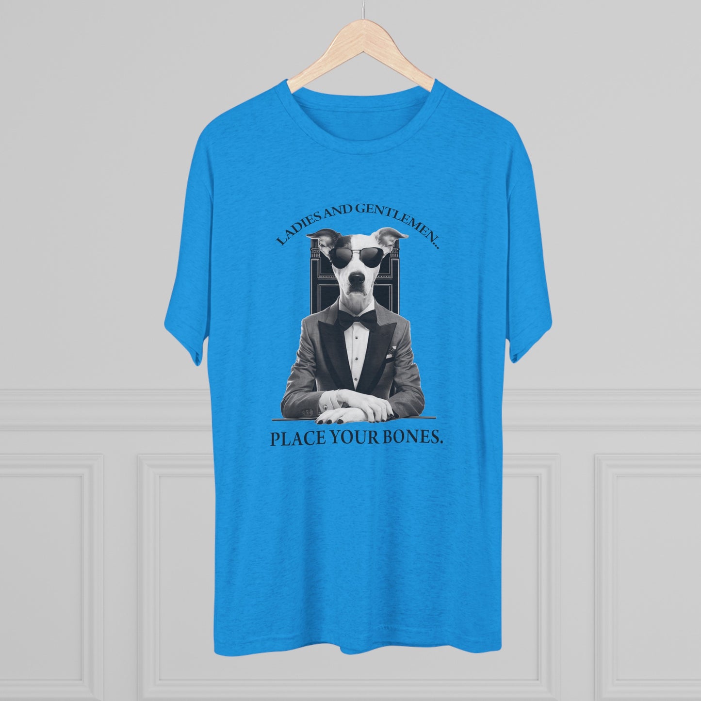 Cool Pup Casino Shirt | Unisex Tri-Blend Crew Tee | Dog Lover | Fun | New Design | 2024 | Summer | Gift | Birthday Gift | Pet Lover | Bark