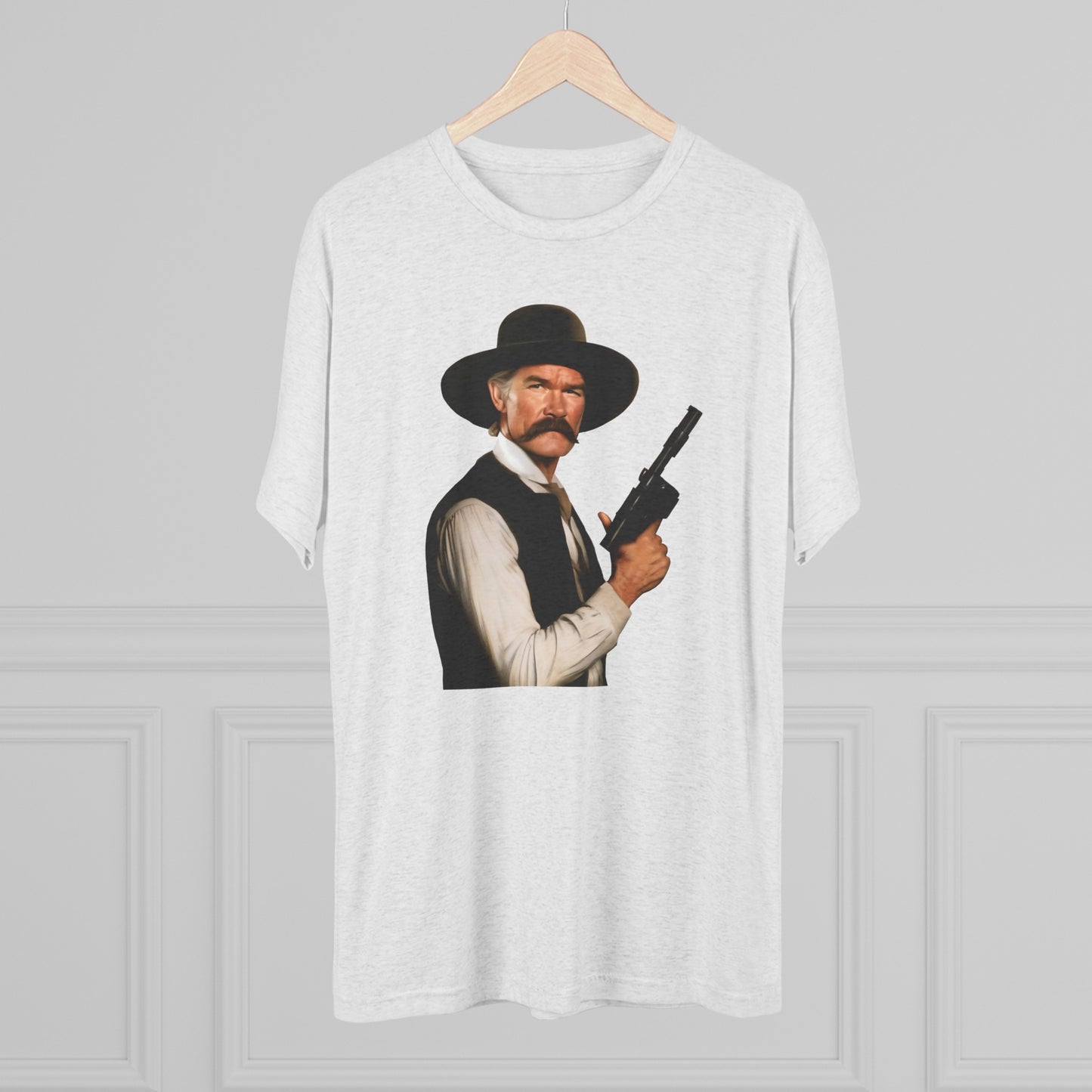 Western Han Solo Tombstone | Unisex Tri-Blend Crew Tee | Star Wars | Fun | New | 2024 | Summer | Gift | Birthday Gift | Son Gift | Old West