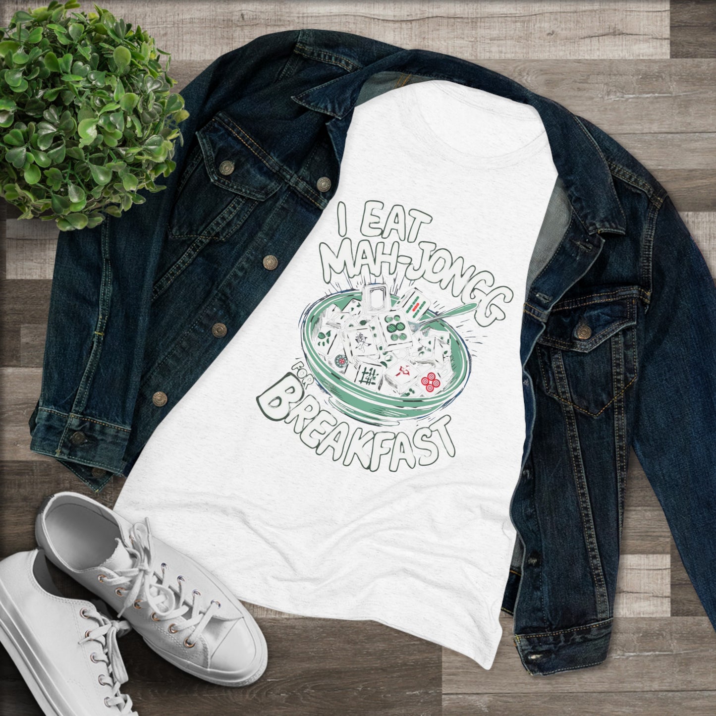 I Eat Mah-Jongg for Breakfast | Soft T-shirt | Mahjong | Funny | Crazy | Asian | New | Gift | Grandma | Mom | Dad | 2024 | Kung Fu | Panda