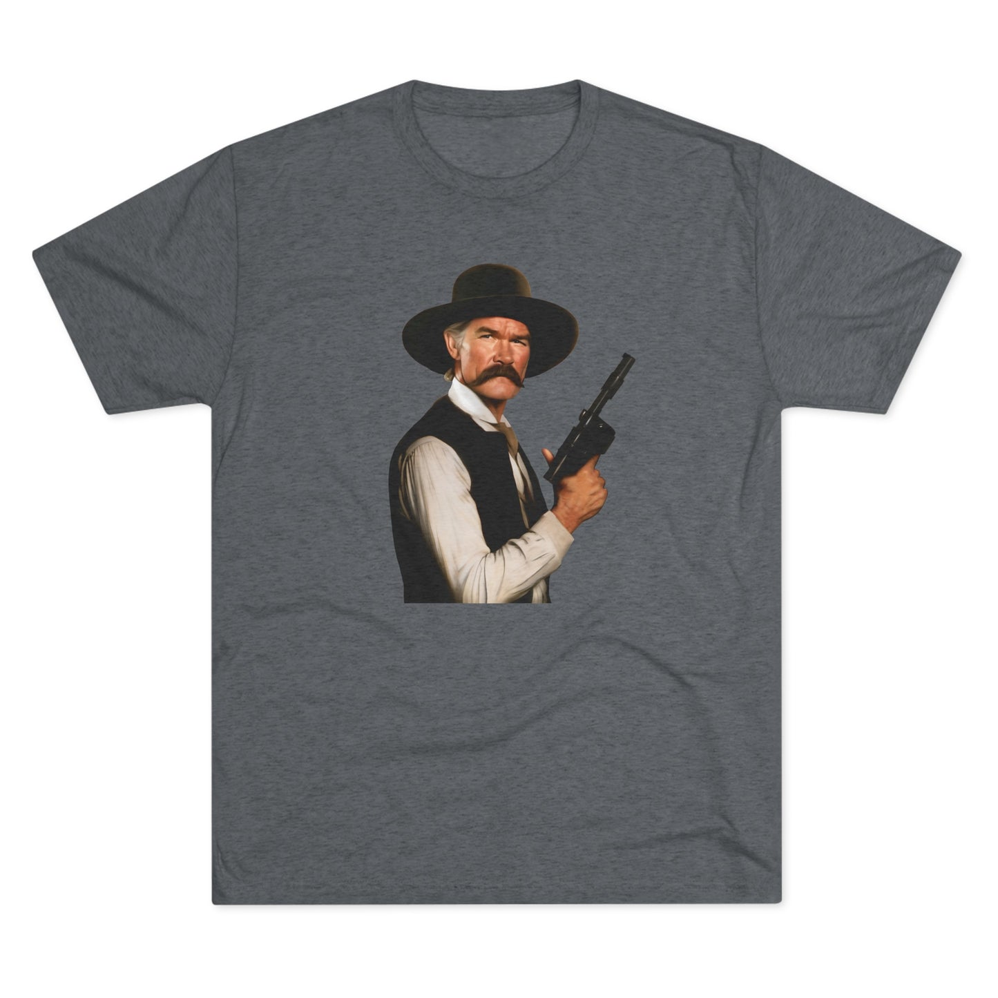 Western Han Solo Tombstone | Unisex Tri-Blend Crew Tee | Star Wars | Fun | New | 2024 | Summer | Gift | Birthday Gift | Son Gift | Old West