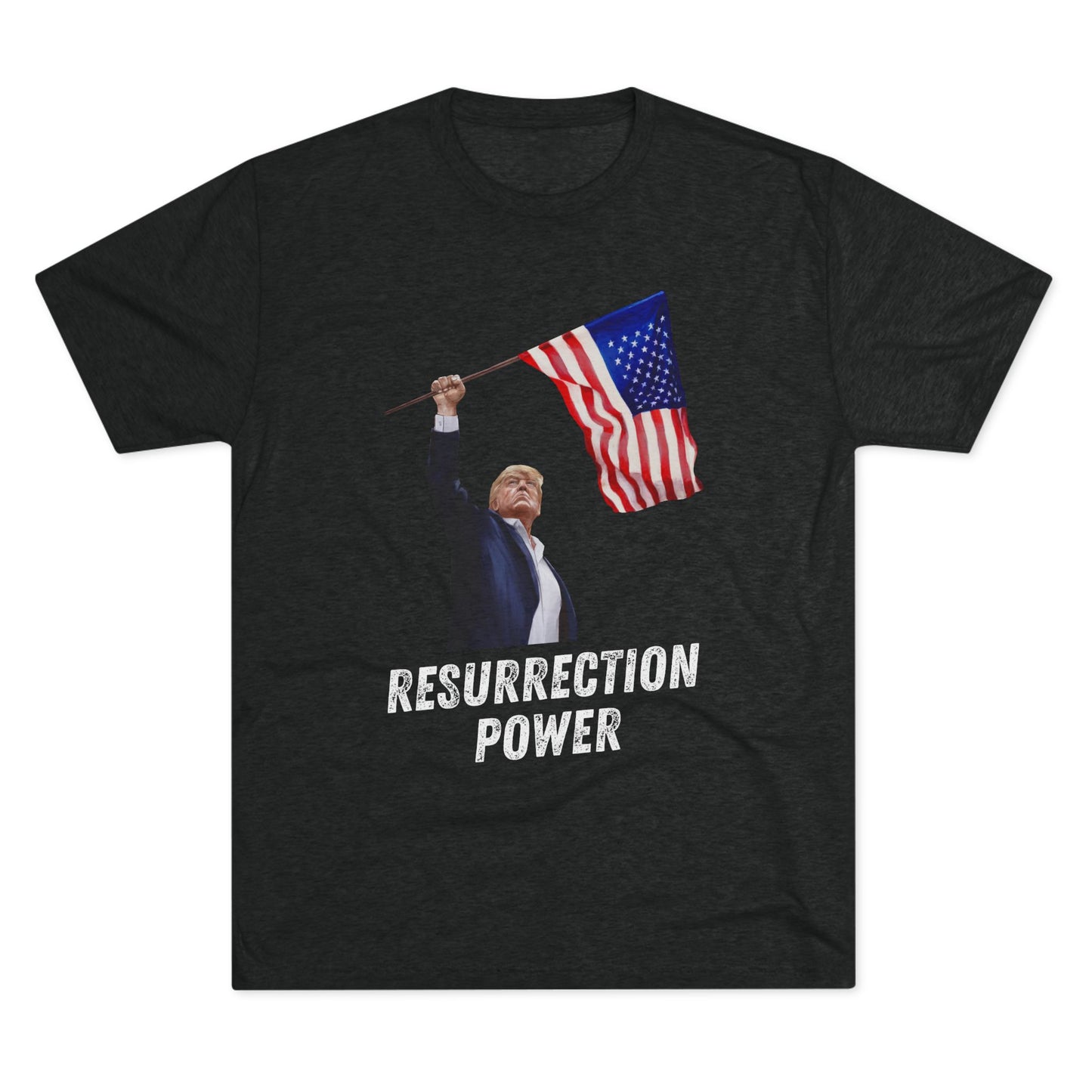 RESURRECTION POWER. Donald Trump Flag Shirt, Trump Shot Shirt, Trump Assassination, Trump 2024 T-Shirt, President Trump