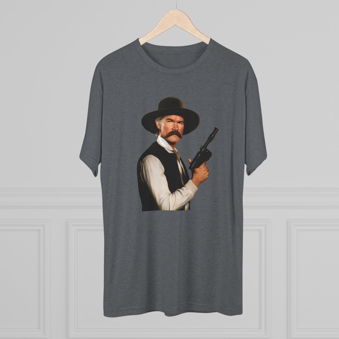 Western Han Solo Tombstone | Unisex Tri-Blend Crew Tee | Star Wars | Fun | New | 2024 | Summer | Gift | Birthday Gift | Son Gift | Old West
