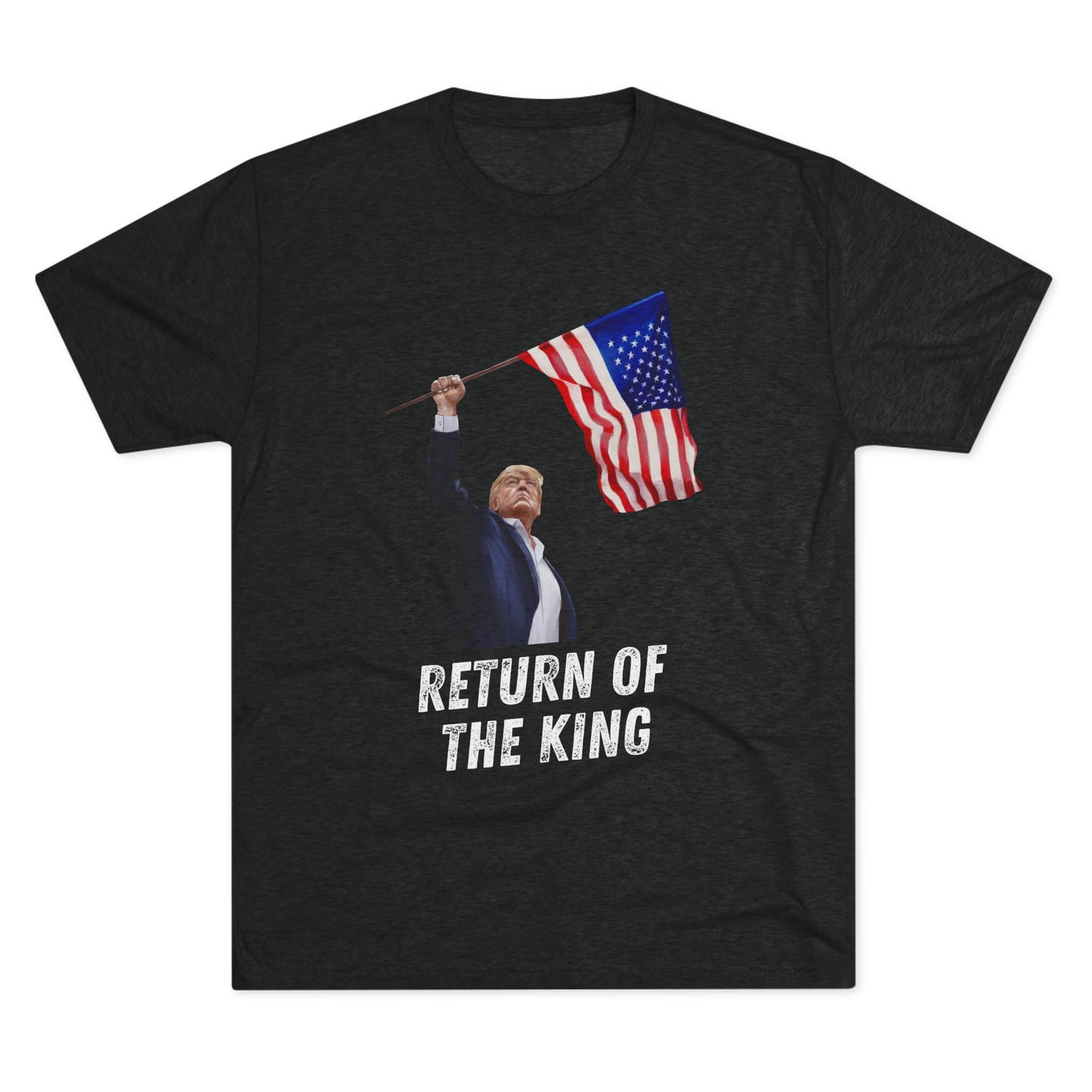RETURN OF THE KING. Donald Trump Flag Shirt, Trump Shot Shirt, Trump Assassination, Trump 2024, President Trump, LOTR, ROTK
