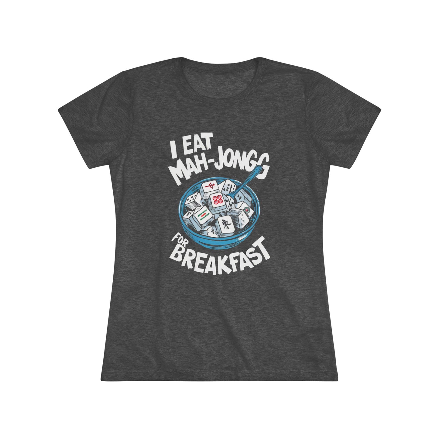 I Eat Mah-Jongg for Breakfast | Soft T-shirt | Mahjong | Funny | Crazy | Asian | New | Gift | Grandma | Mom | Dad | 2024 | Kung Fu | Panda