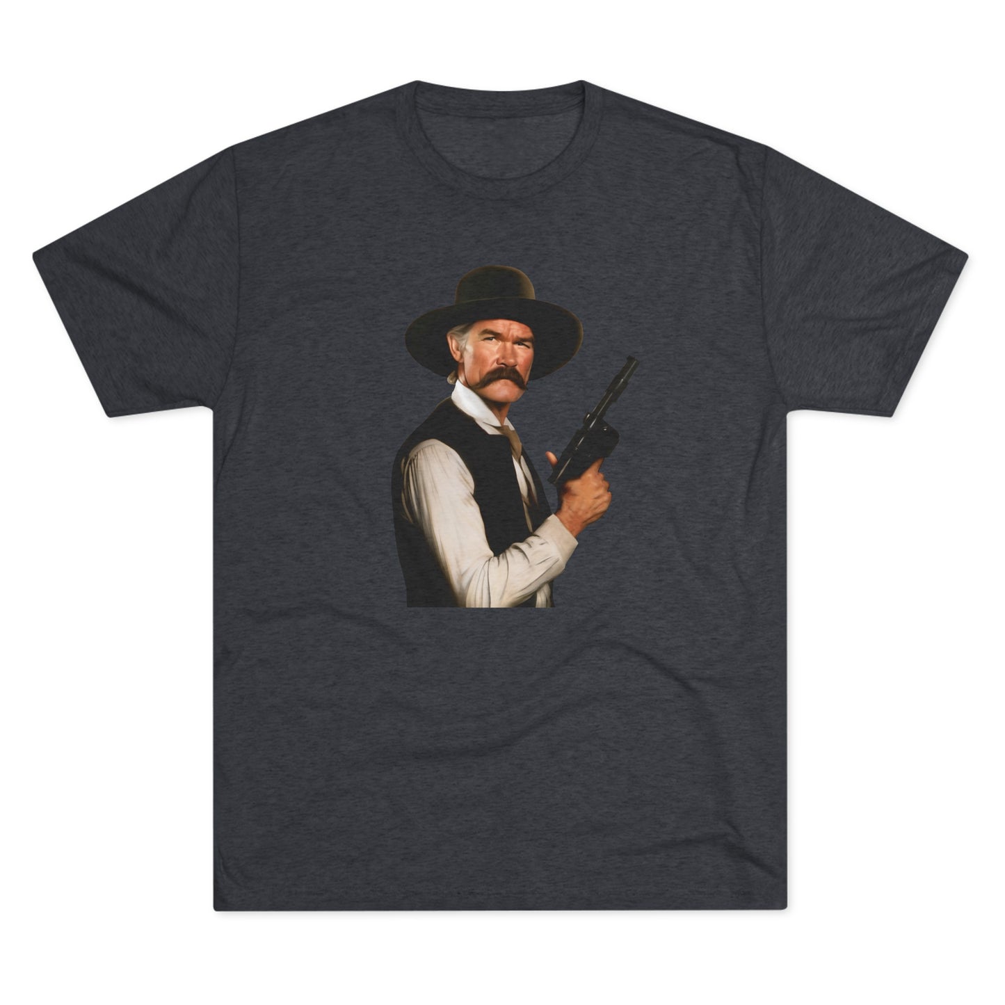 Western Han Solo Tombstone | Unisex Tri-Blend Crew Tee | Star Wars | Fun | New | 2024 | Summer | Gift | Birthday Gift | Son Gift | Old West