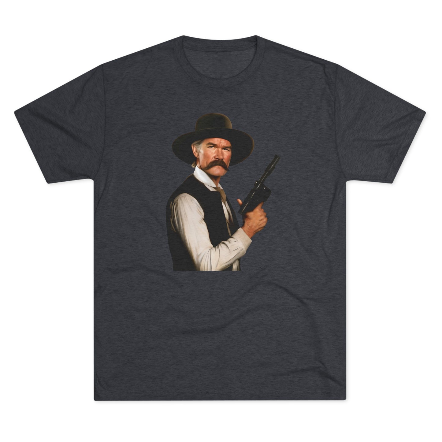 Western Han Solo Tombstone | Unisex Tri-Blend Crew Tee | Star Wars | Fun | New | 2024 | Summer | Gift | Birthday Gift | Son Gift | Old West