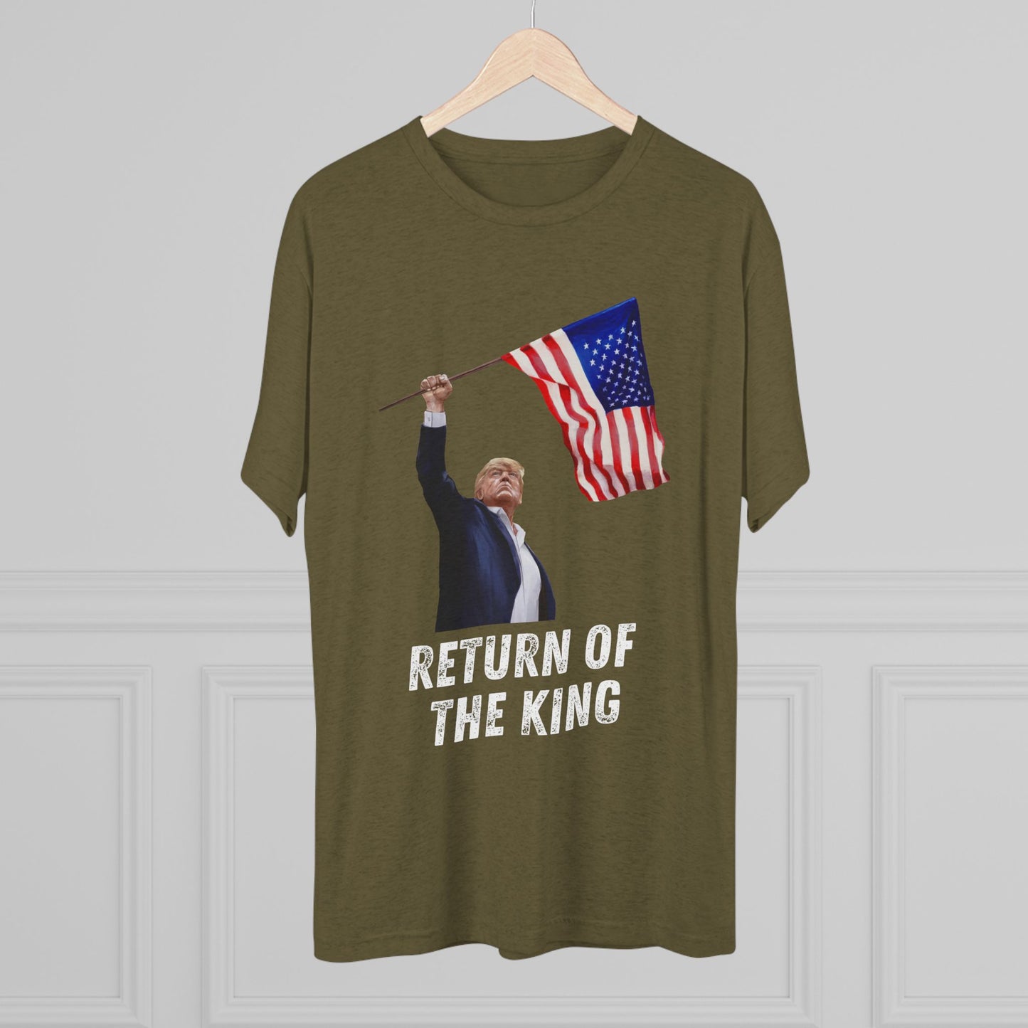 RETURN OF THE KING. Donald Trump Flag Shirt, Trump Shot Shirt, Trump Assassination, Trump 2024, President Trump, LOTR, ROTK
