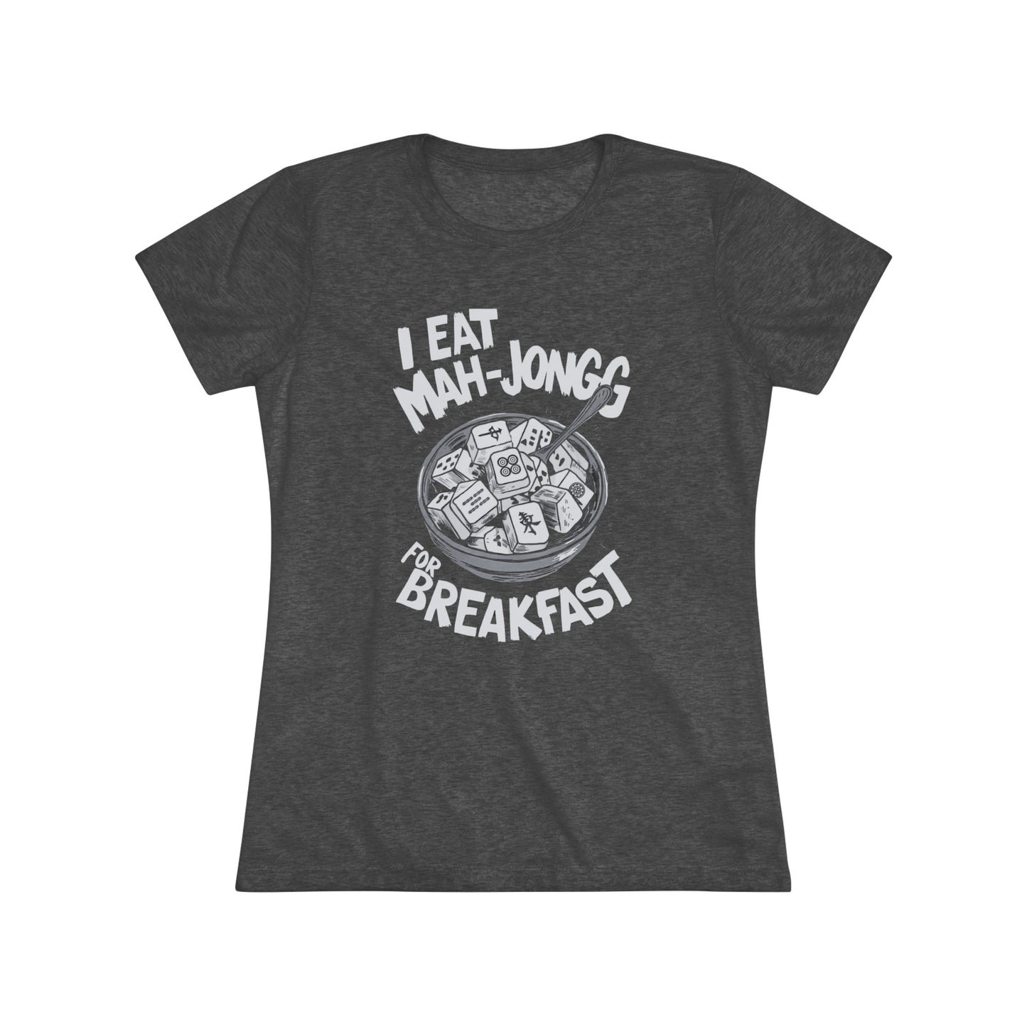 I Eat Mah-Jongg for Breakfast | Soft T-shirt | Mahjong | Funny | Crazy | Asian | New | Gift | Grandma | Mom | Dad | 2024 | Kung Fu | Panda
