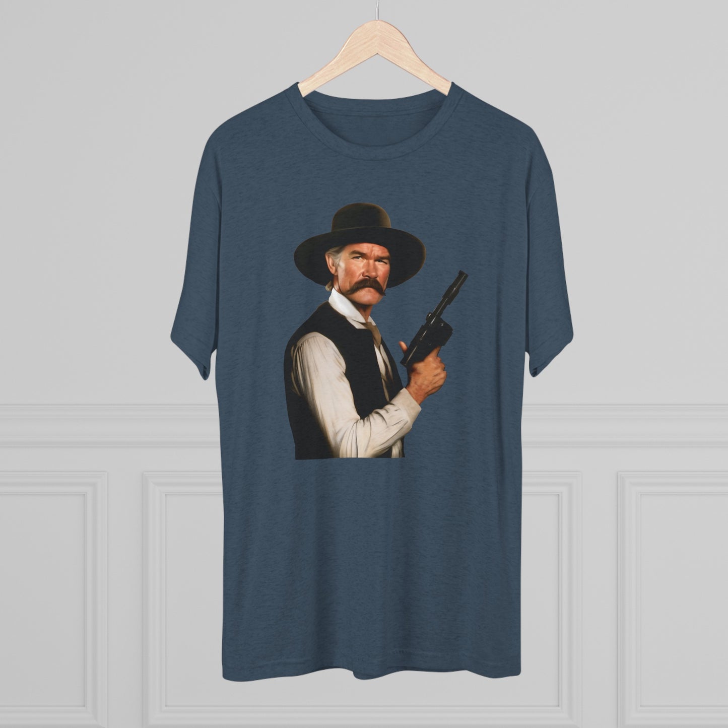 Western Han Solo Tombstone | Unisex Tri-Blend Crew Tee | Star Wars | Fun | New | 2024 | Summer | Gift | Birthday Gift | Son Gift | Old West