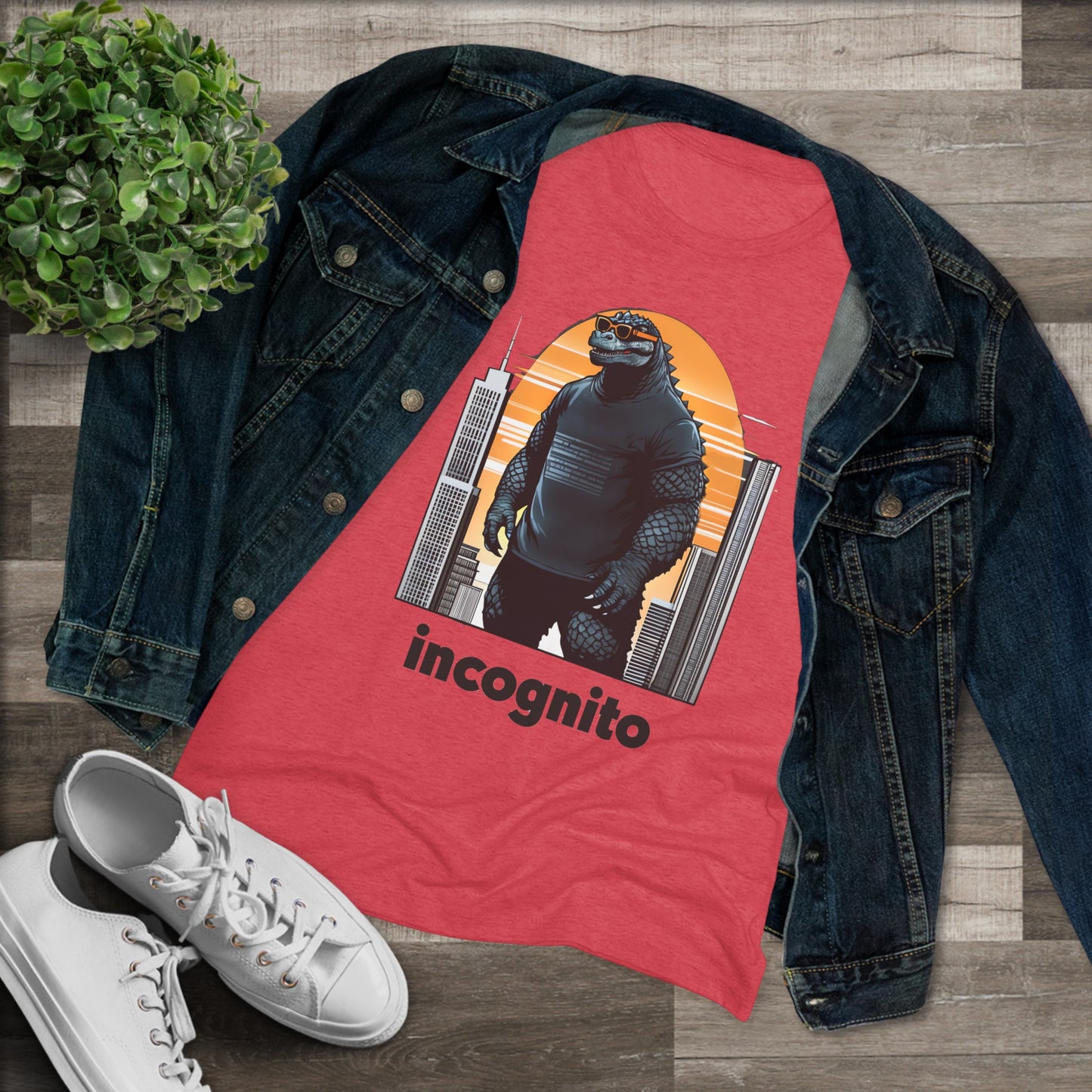 Godzilla incognito Shirt, Funny Godzilla Tee, King of Monsters T Shirt, Movie Fan Gift for Him, New Design, 2024, Summer, Stealth, Spy