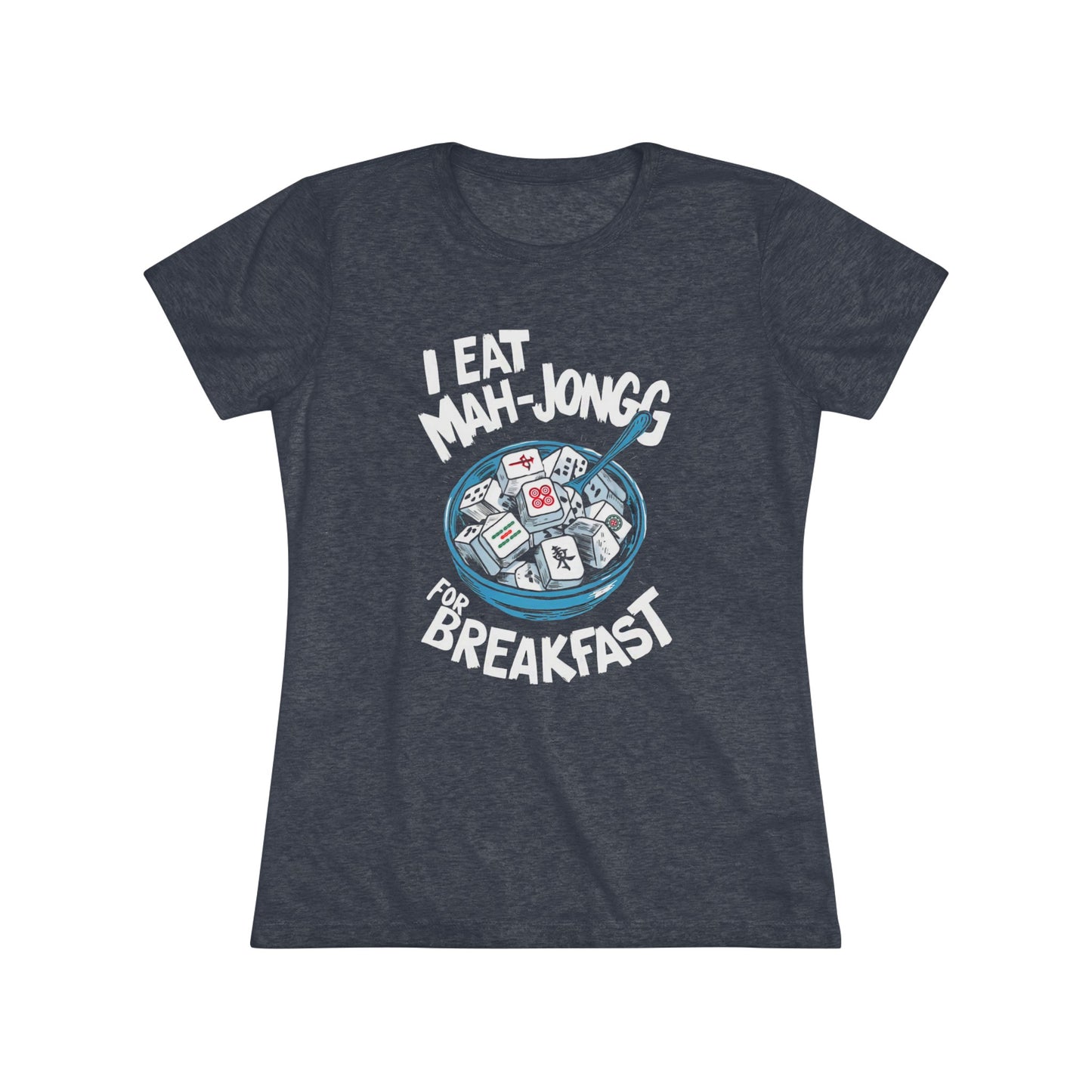 I Eat Mah-Jongg for Breakfast | Soft T-shirt | Mahjong | Funny | Crazy | Asian | New | Gift | Grandma | Mom | Dad | 2024 | Kung Fu | Panda