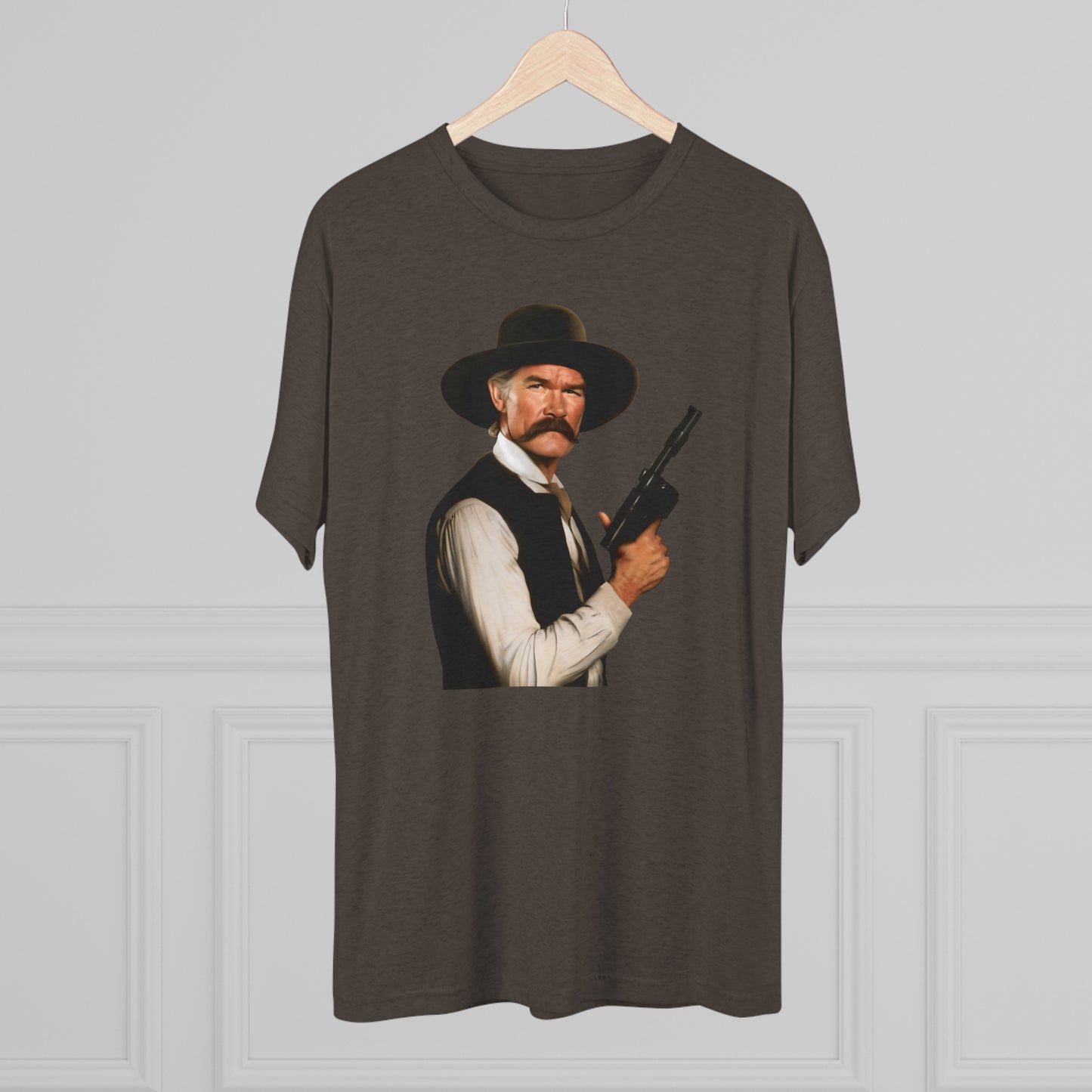Western Han Solo Tombstone | Unisex Tri-Blend Crew Tee | Star Wars | Fun | New | 2024 | Summer | Gift | Birthday Gift | Son Gift | Old West