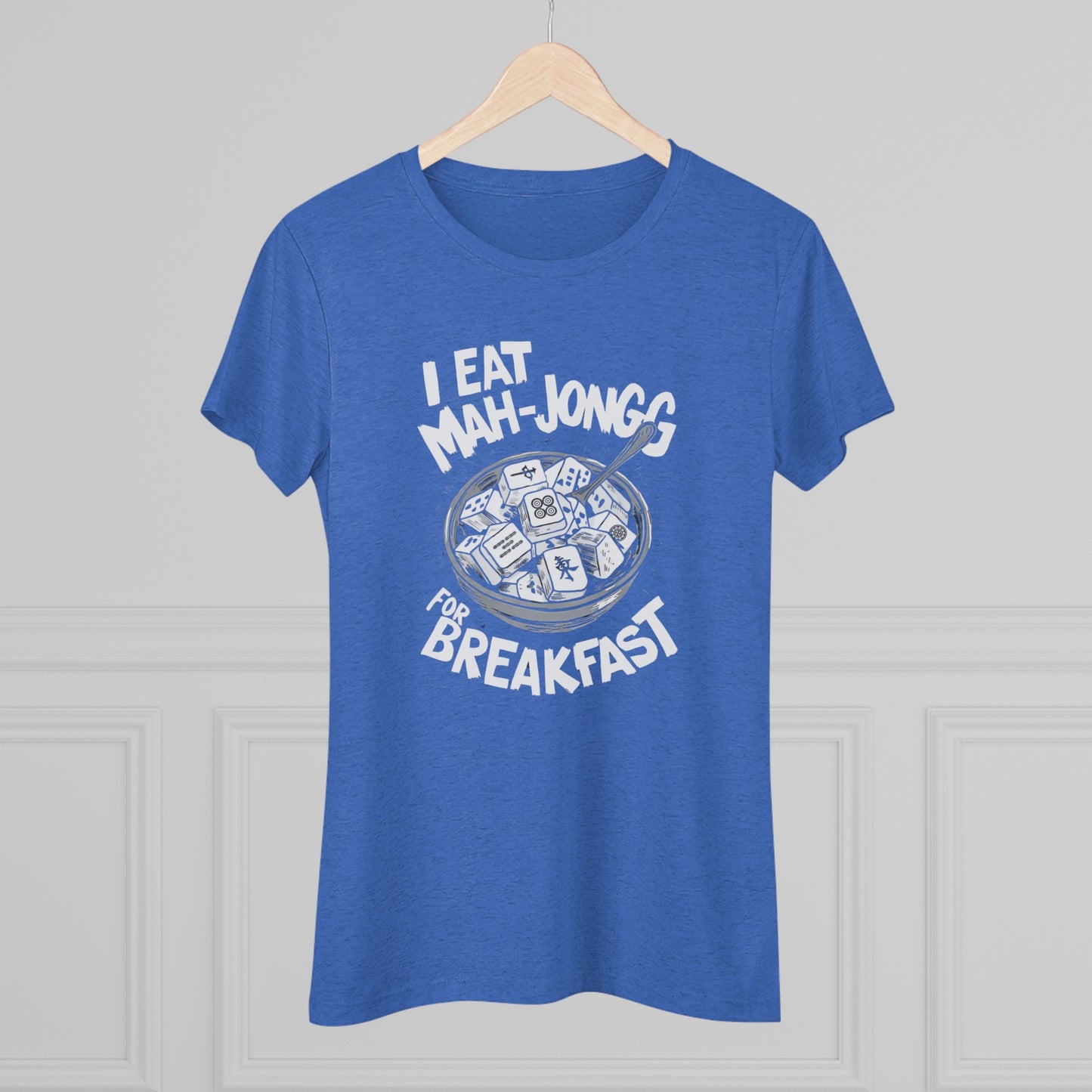 I Eat Mah-Jongg for Breakfast | Soft T-shirt | Mahjong | Funny | Crazy | Asian | New | Gift | Grandma | Mom | Dad | 2024 | Kung Fu | Panda