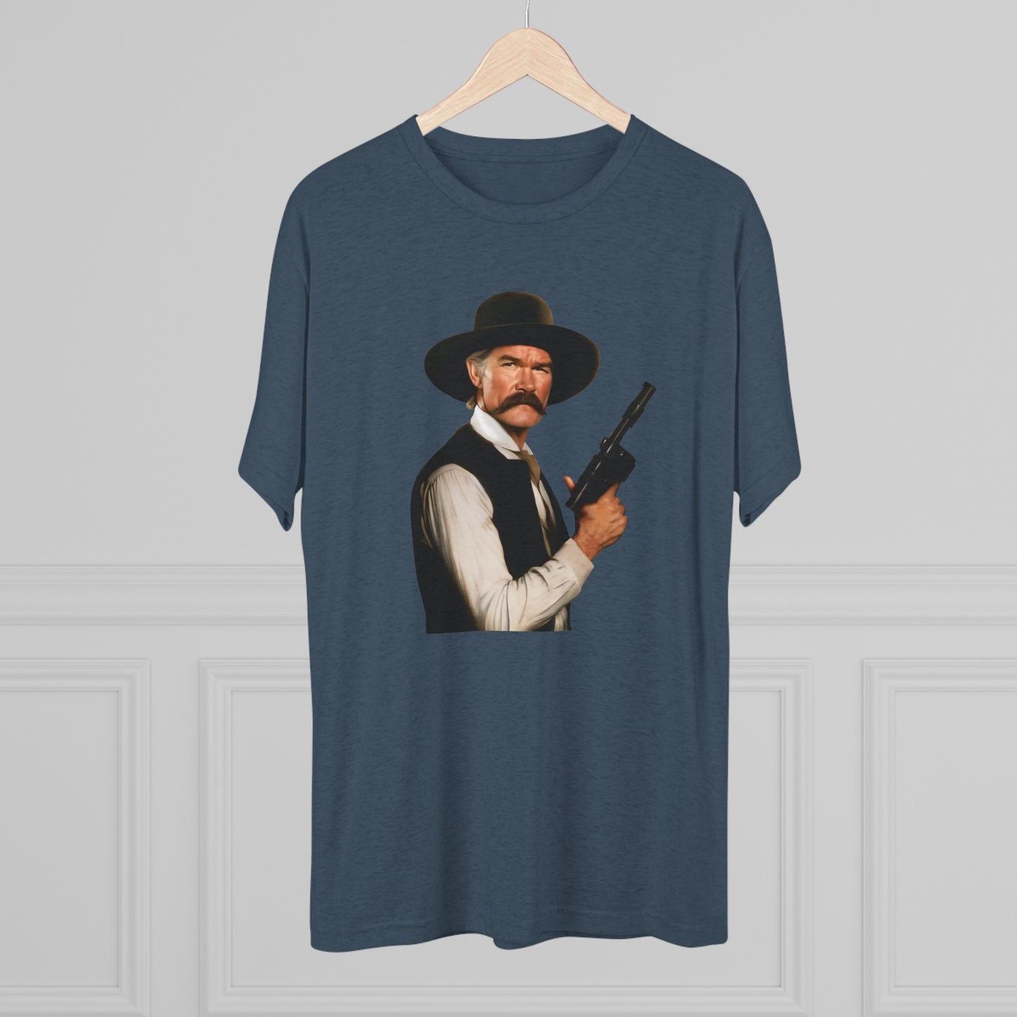 Western Han Solo Tombstone | Unisex Tri-Blend Crew Tee | Star Wars | Fun | New | 2024 | Summer | Gift | Birthday Gift | Son Gift | Old West