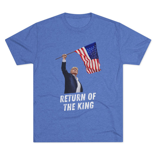 RETURN OF THE KING. Donald Trump Flag Shirt, Trump Shot Shirt, Trump Assassination, Trump 2024, President Trump, LOTR, ROTK
